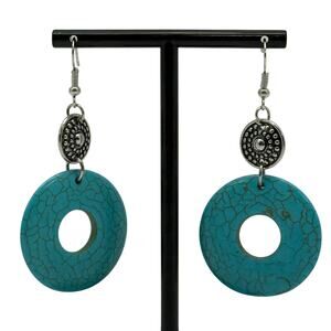 Fashion Dangle Round Earrings